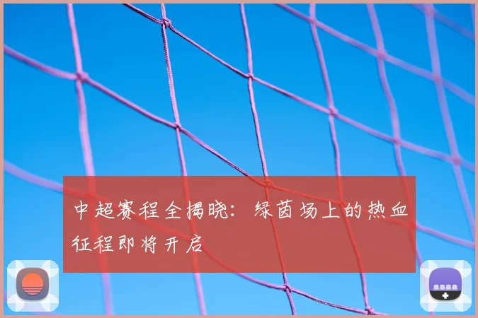 中超赛程全揭晓：绿茵场上的热血征程即将开启